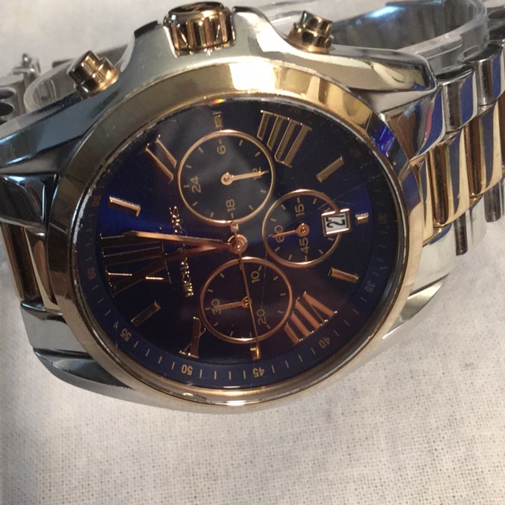 Michael Kors 5606 Unisex Watch # 251308 Preowned.